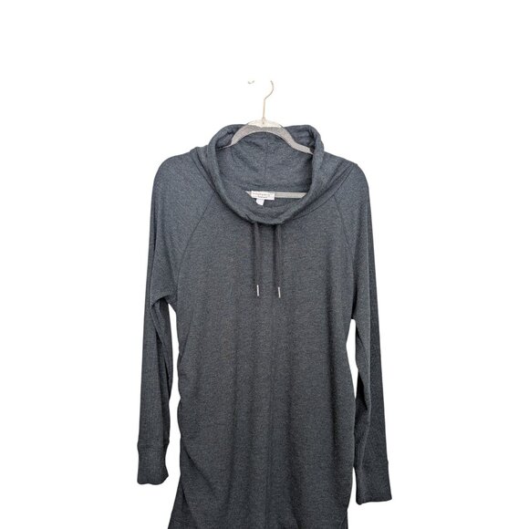 Soft & Stylish Liz Lange Maternity Sweater XXL Gray Cowl Neck - Picture 1 of 6